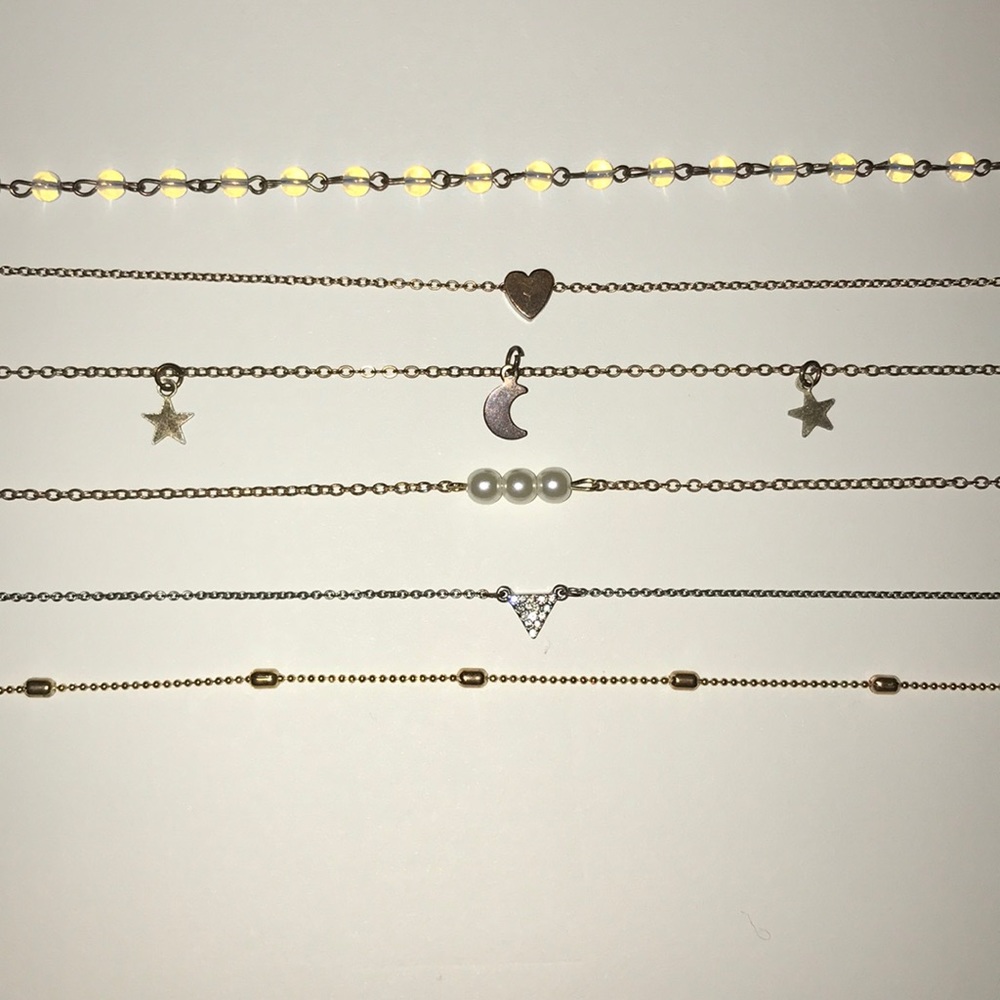 6 necklaces for $12